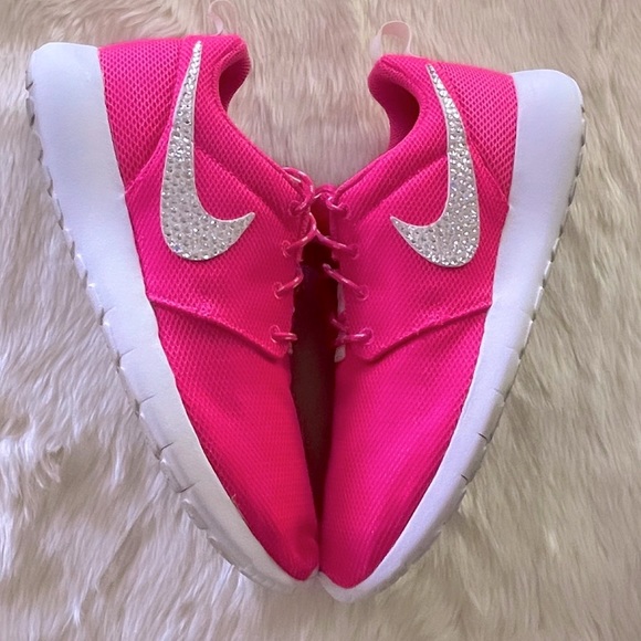 Pink Bedazzled Nike Trainers - Picture 3 of 6